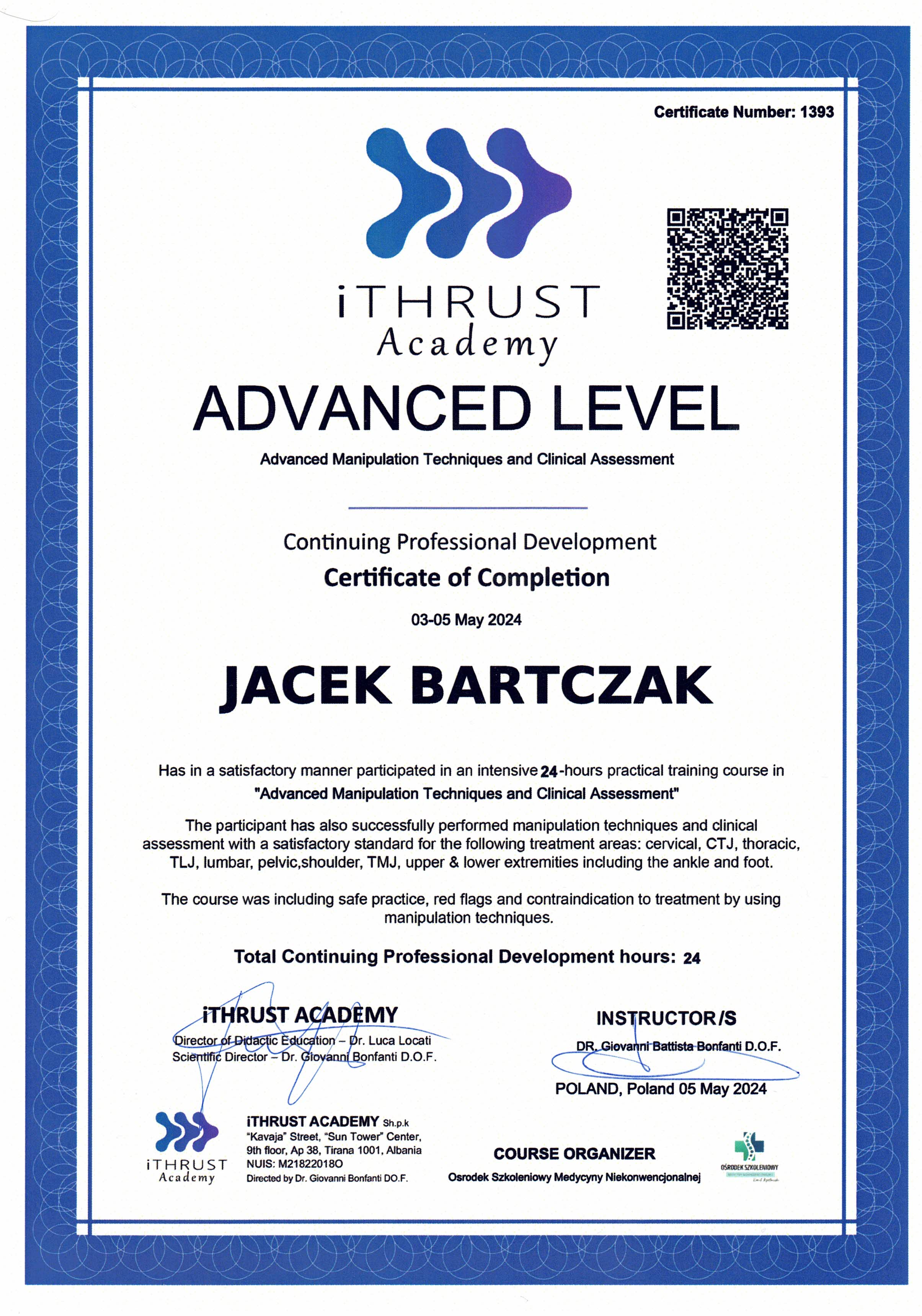 dyplom masaz lodz w domu i biurze